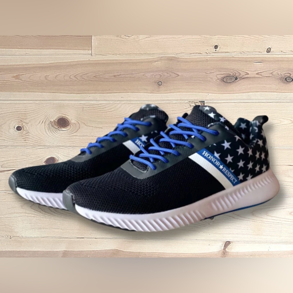 Honor & Respect Blue Line Athletic Shoes